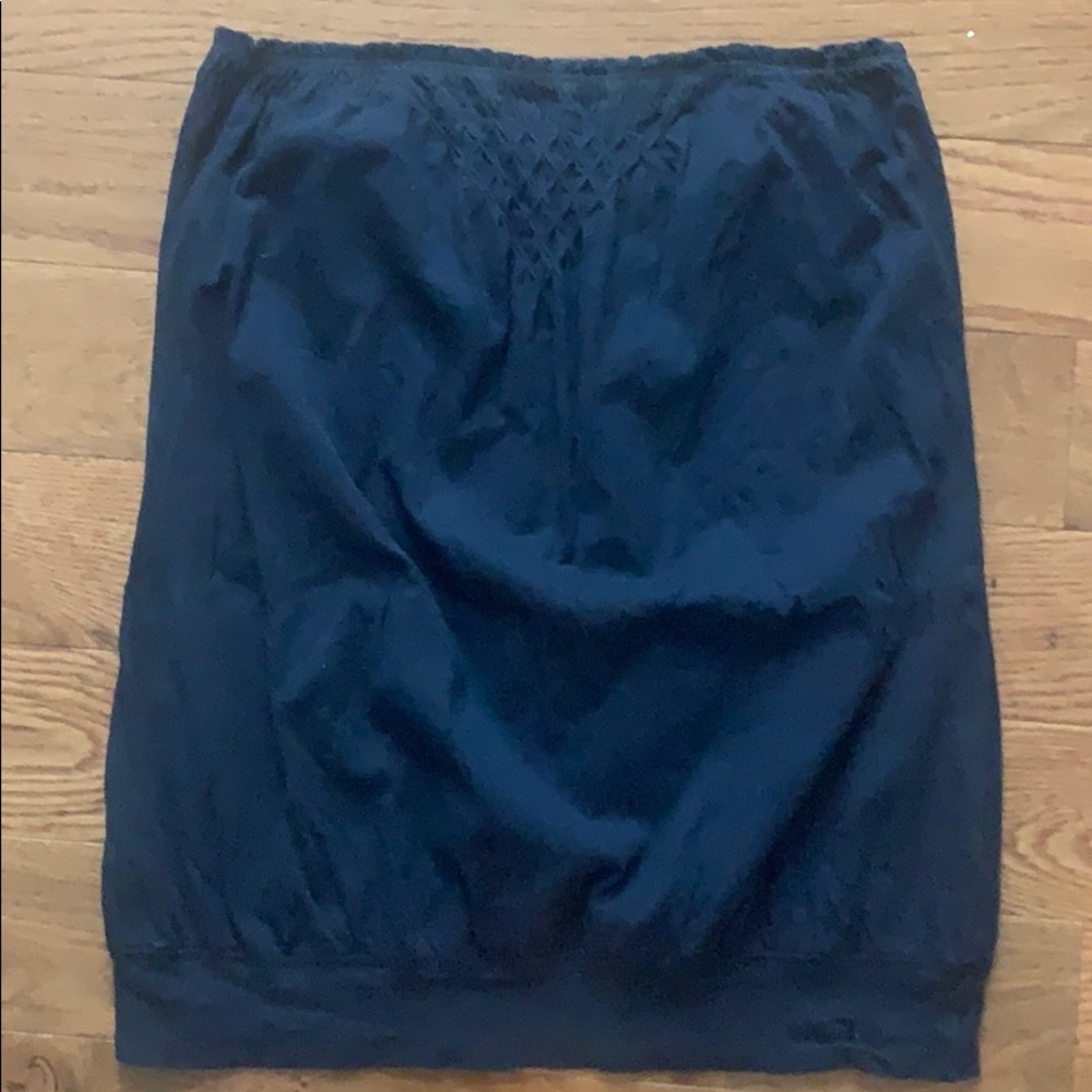 Abercrombie and Fitch navy tube top size M